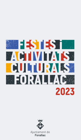 Agenda de actividades Forallac 2023