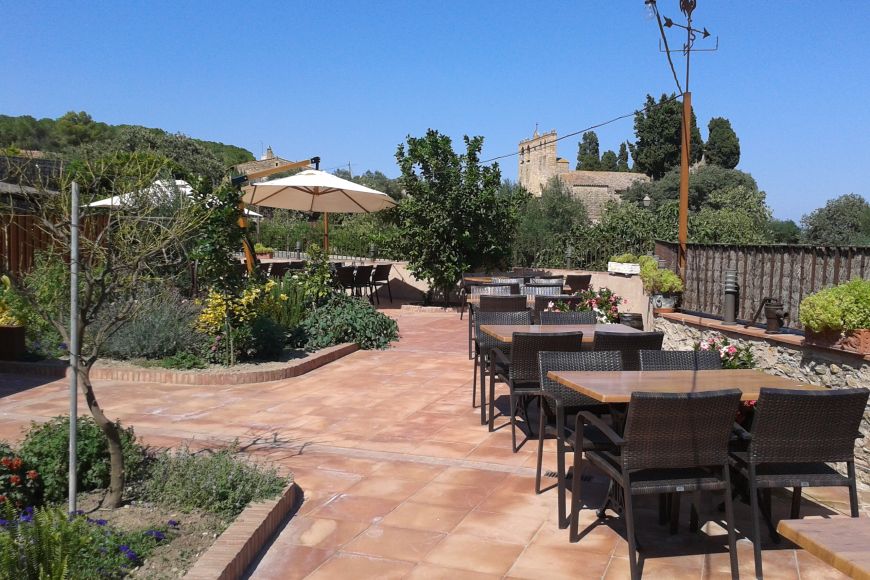 Terrasse du restaurant La Roca